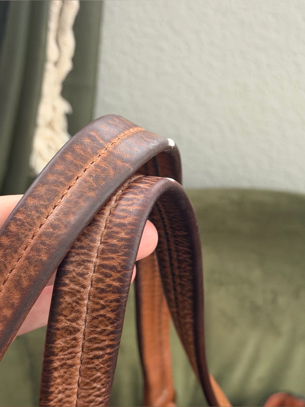 Michael Kors Brown Logo Tote with Tan Tassel Accents - Picture 3 of 6